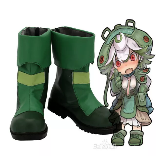 Costumes de Cosplay Made in Abyss Prushka, chaussures de Costume, vert,...