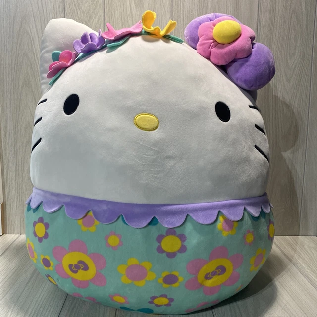 FLORAL HELLO KITTY Squishmallow 20" Inch Jumbo XL Plush £24.64