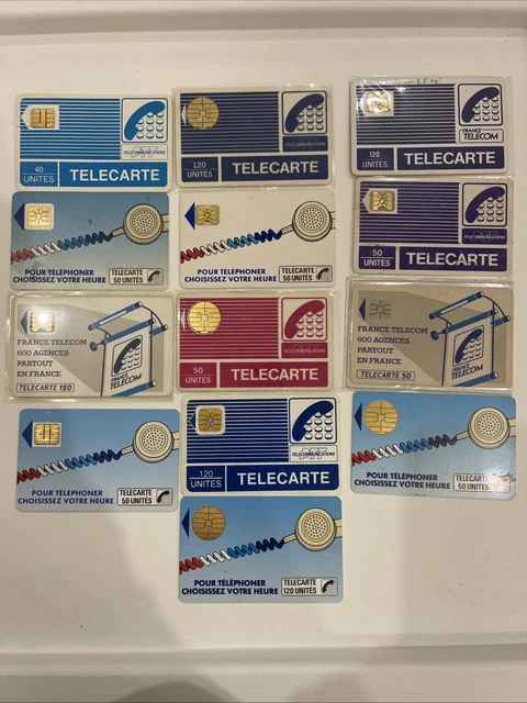 1988 - Lot 4 Télécartes 50 U  Vides  ISO THOMSON Différentes Dont SC4 Se Aspect Carton 1723536406