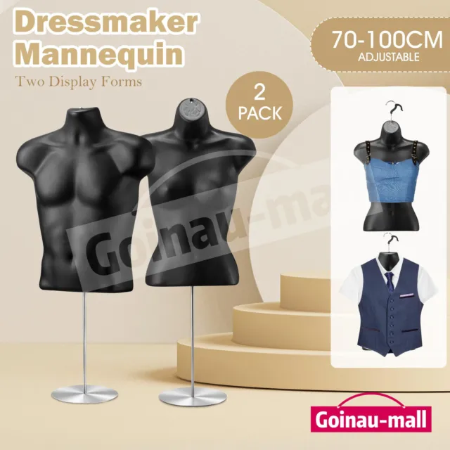 Male Female Mannequin Torso Dress Form Display Stand Dummy Manikin Dressmakers