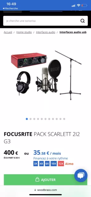 RODE NT1-A  Microphone de studio pour enregistrement vocal + Accessoires 