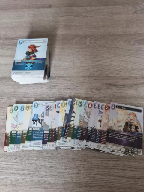 Final Fantasy TCG Opus 4 - Lot de 80+ cartes communes Et 24 R