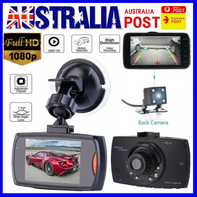 1080P Full HD Car DVR Dash Cam Video Recorder Driving Camera Night Vision