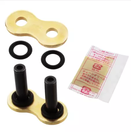 DID X- Ring 525 VX3 Gold and Black ZJ Rivet Connecting Chain Link
