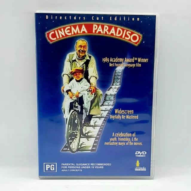 Cinema Paradiso - Director's Cut (1988) DVD All Region Italian Drama Tornatore
