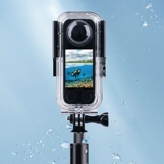 40m Waterproof Diving Case Cover Shell Underwater Housing For Insta360 ONE X3