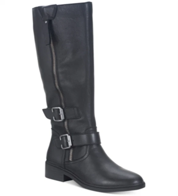 American Rag Women's Almond Toe Knee High Fashion Boots Black Size 7 M