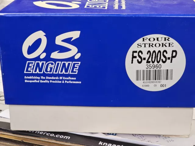 Motor de brillo OS FS-200S-P SUPERUP nuevo en caja. ¡Bombeado! 4 tiempos.