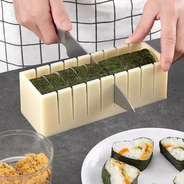 Portable Diy Sushi Maker Making Kit Rice Roller Mold For Beginners Kitchen Tool