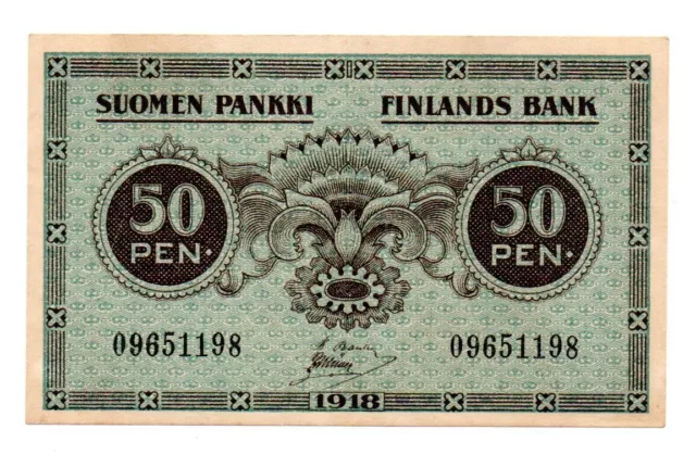 Finland 50 penna 1918 vf/xf  | 241
