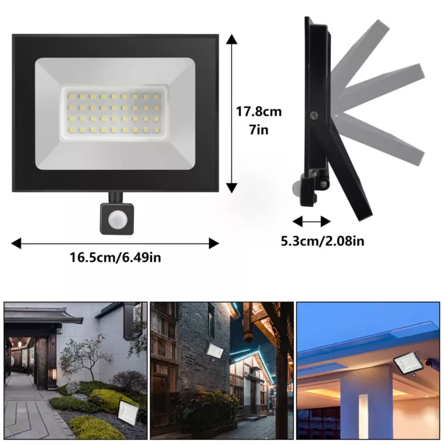 25W Faretto LED Da Esterno Con Sensore Movimento - Foto 3