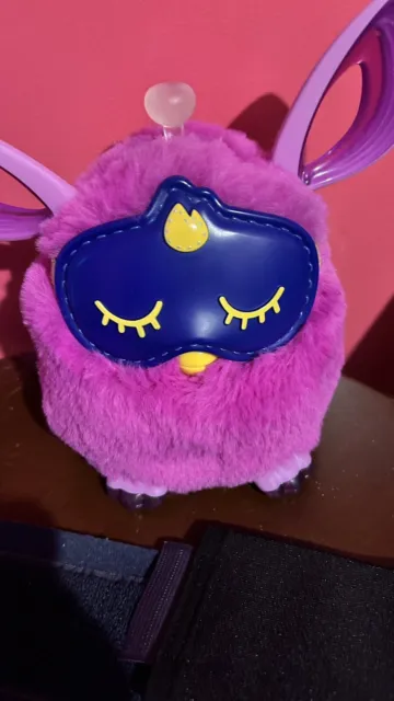Furby Connect Pink Purple Bluetooth Interactive Hasbro 2015 WORKING With Mask