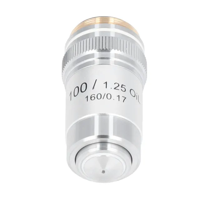 Achromatic Objective 20.2 Mm Interface High Power Microscope Lens -plated