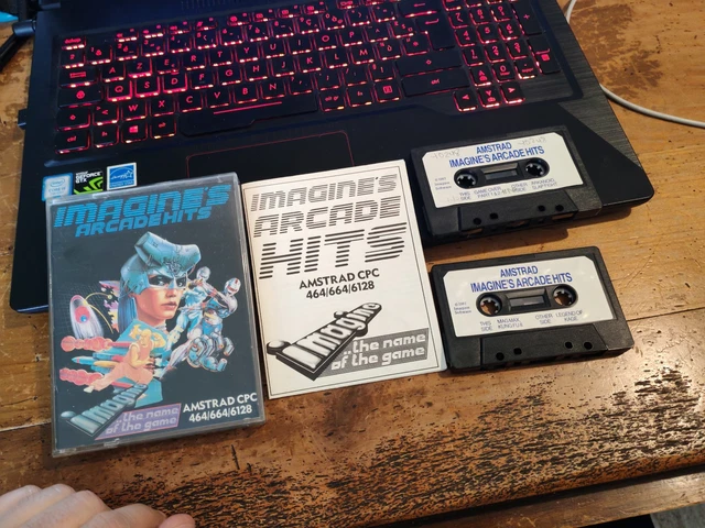 Rare !!! IMAGINE ARCADE'S HITS : 6 Jeux Mythiques sur AMSTRAD