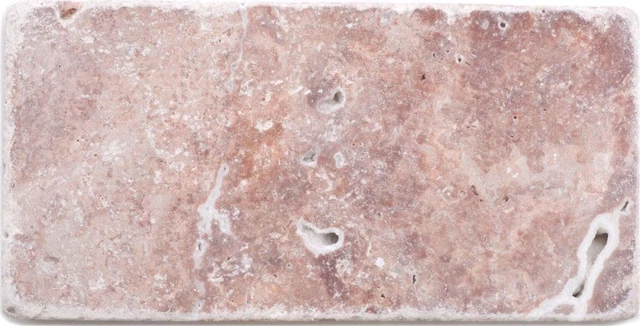 Pietra naturale piastrelle di mosaico travertino rosso opaco parete pavimento cucina bagno doccia...