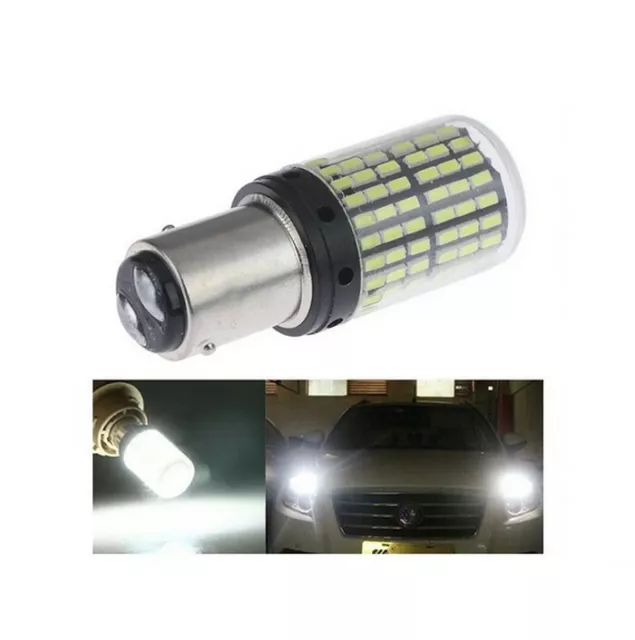 Ampoule LED P21/5W 144 SMD Canbus Blanc pour Feux de jour ou Veilleuses frein