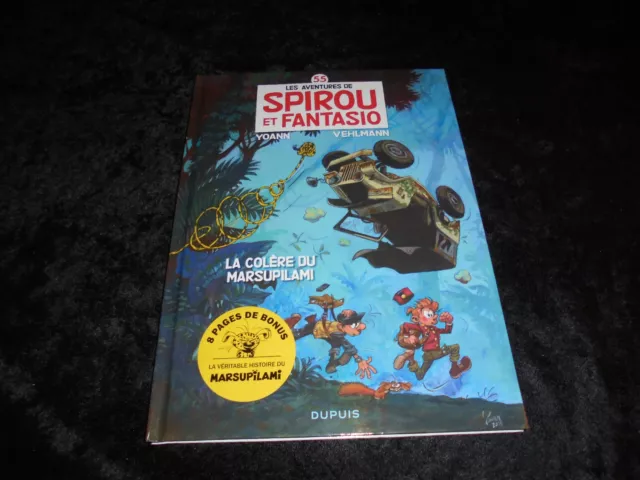 Morvan & Munuera : Spirou et Fantasio 55 La colère du Marsupilami EO Dupuis 2016