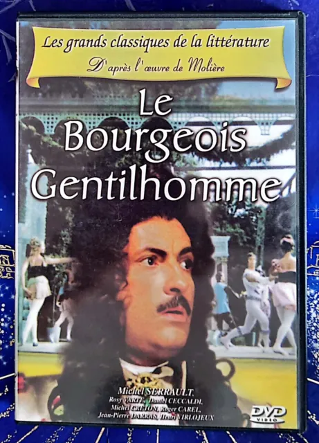 DVD "LE BOURGEOIS GENTILHOMME" Michel SERRAULT, Rosy VARTE, Daniel CECCALDI