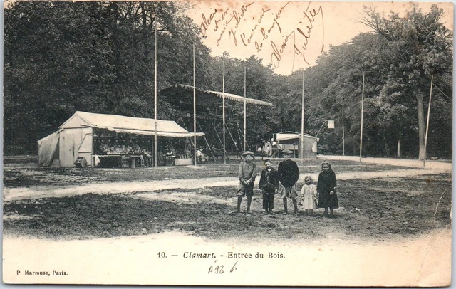 92 CLAMART - l'entree du bois (plis)
