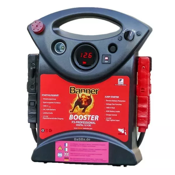 Banner P3 Professional Booster Evo MAX 12V PKW-Starthilfegerät