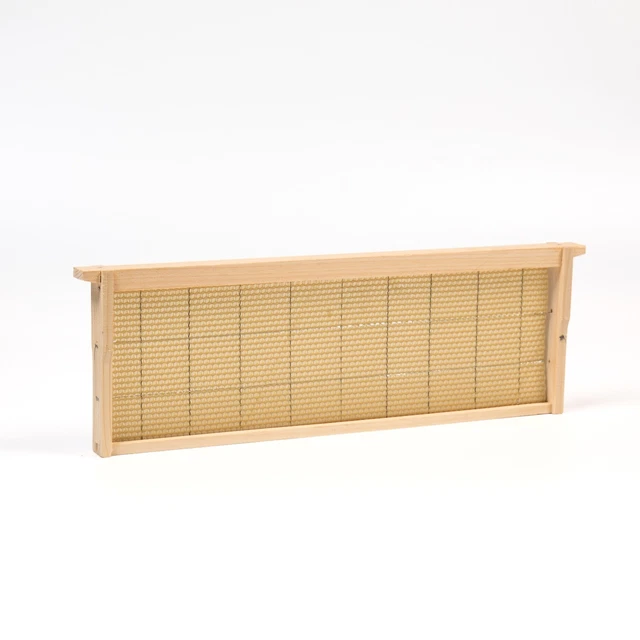 Beekeeping Beehive Frame, Wired Beeswax Foundation, Medium Assembled Amish Made