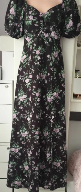 New Lipsy Size 8 Floral print Sweetheart  Multi Maxi Dress, BNWT