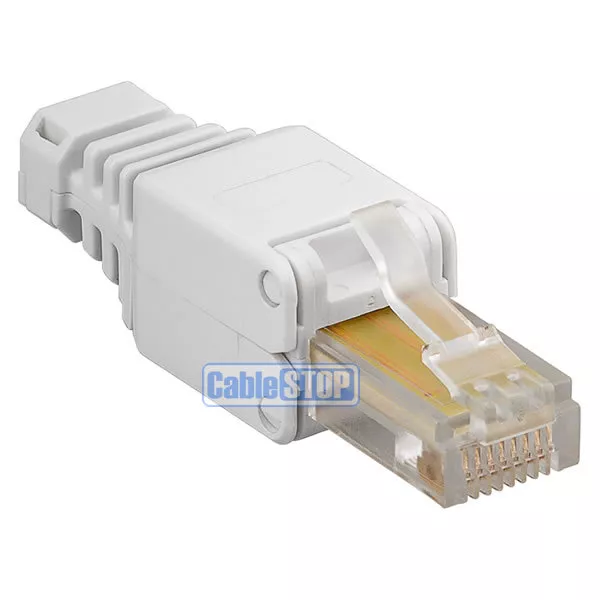 Cat 5e RJ45 Ethernet Cable Connector NEW - NO CRIMPING TOOL NEEDED 2