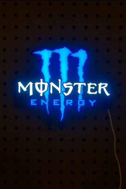 MONSTER ENERGY LED Claw Sign £26.00 - PicClick UK