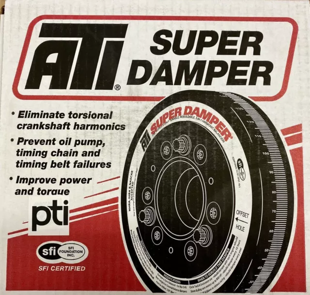 ATI Super Damper, Harmonic Engine Balancer, Crankshaft Pulley Fit Subaru WRX STI