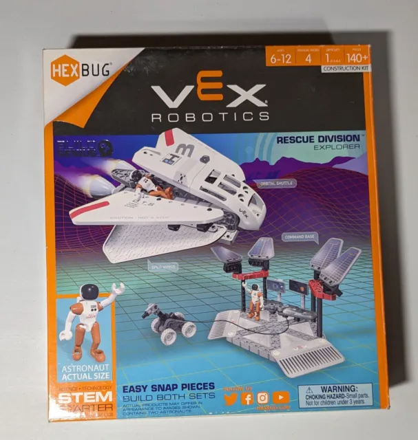 Hex Bug VEX Robotics Space Explorer Rescue Division STEM Construction Kit