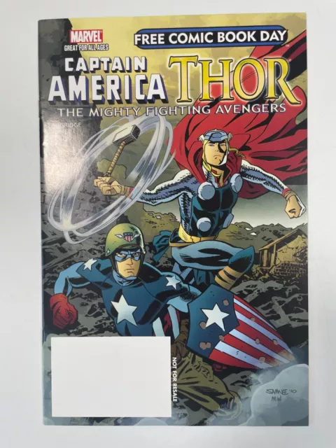Captain America Thor The Mighty Fighting Avengers Free Comic Book Day