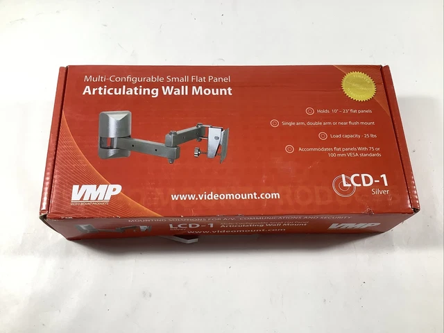 VMP Multi-Configurable Small Flat Panel Articulating Wall Mount LCD-1 - KH F4A