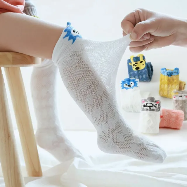 3x Pairs Baby Socks Summer Mesh Breathable Cotton Infant Socks Kids Boys Girl AU