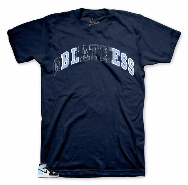 Shirt Match Jordan 1 Blue Chill UNC Patent - Stitch Bless Tee Shirt Match Jordan 1 Blue Chill UNC Patent - Stitch Bless Tee