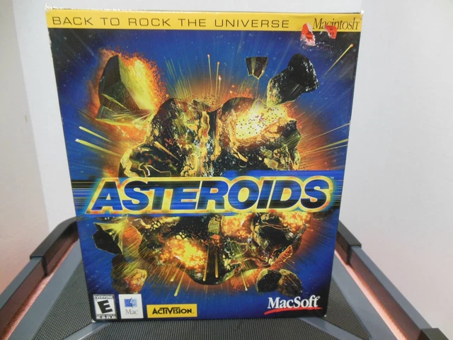 MacSoft Asteroids CD Game Arcade Adventure Complete Power Macintosh Activison