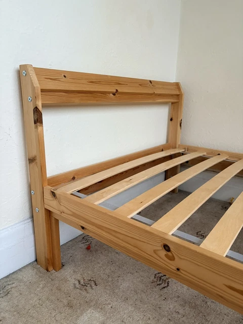 Neiden IKEA NEIDEN SINGLE Bed with slats. Optional mattress. Dismantled £31.90 ...