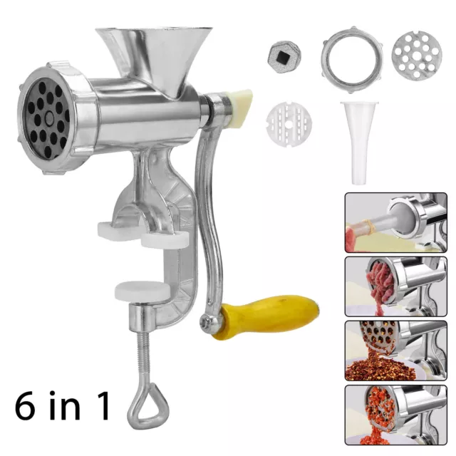 Manual Sausage Maker Meat Grinder Mincer Filler Maker Machine Handmade Tool UK