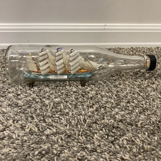 Vintage Cressington Ship In A Bottle Vintage Cressington Ship In A Bottle
