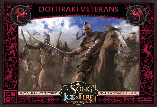 Song Of Ice And Fire : Dothraki Veterans - Figurines Neuves CMON - Jeu De Stratégie