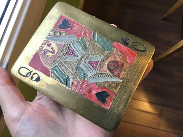 Boite à cartes vintage en bois Suze Apéritif – Le