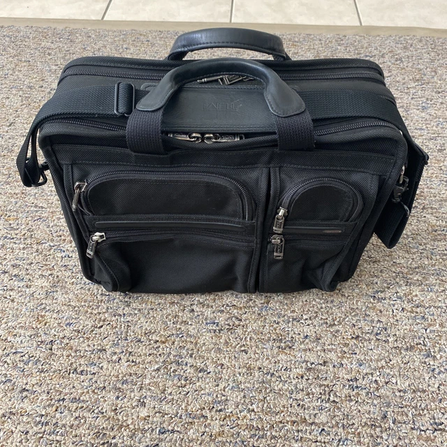 Tumi 26114D4 Tumi Alpha 2 Ballistic Portfolio Bag Laptop File Case 15"  Black