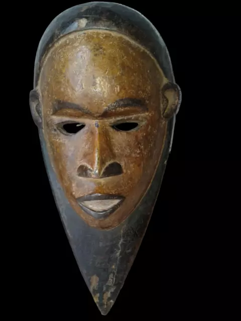 Art africain-africa art:Masque-statue bembé de la RDC en Afrique centrale 43 cm.