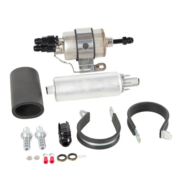 LS FUEL FILTER & Regulator EFI Fuel Pump Kit6AN Engine Swap 60 PSI Max