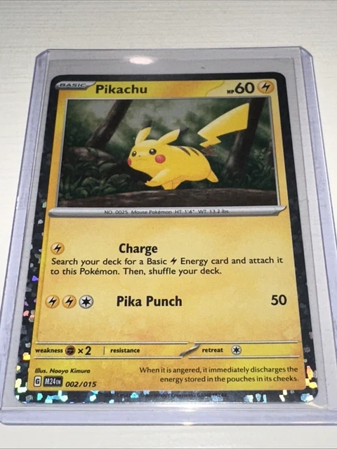 PIKACHU 2025 McDonalds Happy Meal Holo Pokémon Dragon Discovery Card
