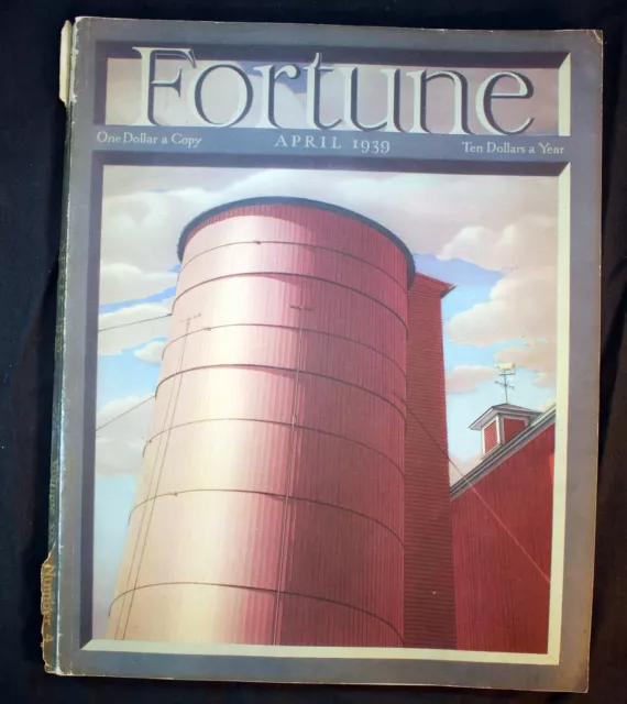 Vintage Fortune Magazine April 1939 Lenox China Packard Migratory Labor Cool Ads