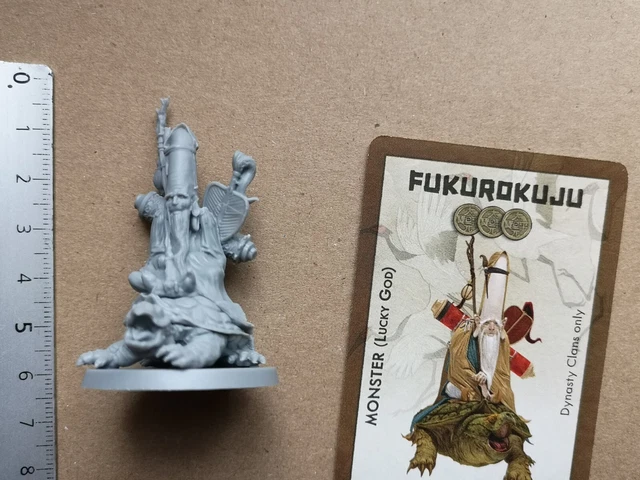 Miniature Daikokuten + Carte Anglaise - Rising Sun CMON - Dynasty Invasion
