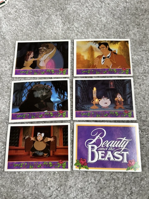 DISNEY UPPER DECK Beauty and the Beast 1992 Trading Cards $5.88 ...