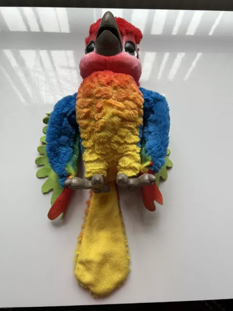 FurReal Friends Rock A Too Show Bird Parrot Cockatiel Interactive Talking Toy