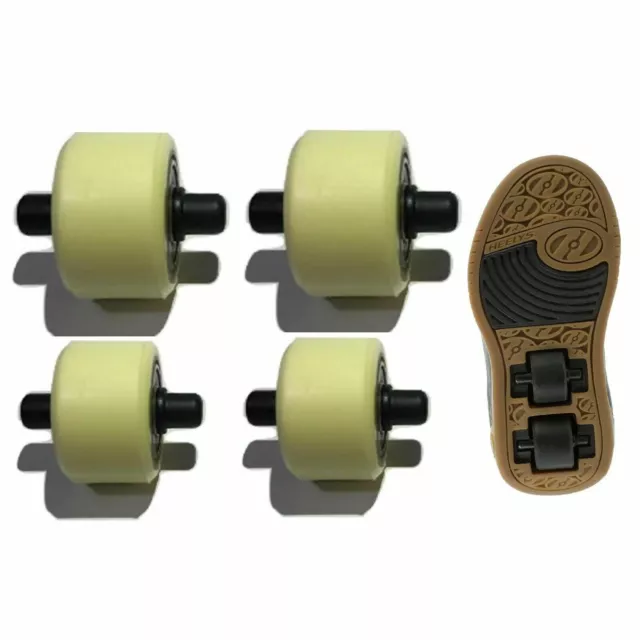 Heelys replacement wheels X2 heelys 2x2 Small Medium spare wheels dual up heelys