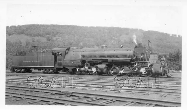 Oe967 Rp 1936 Delaware & Hudson Railroad 0880 Loco #1601 Binghamton Ny